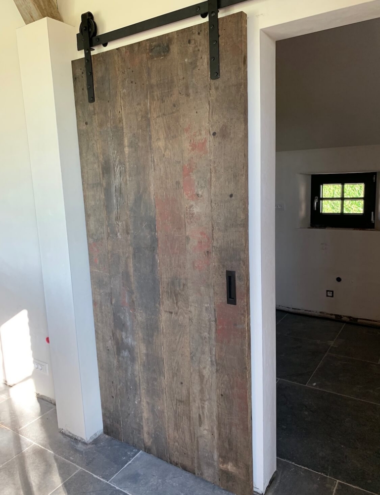 Doors with a sliding system